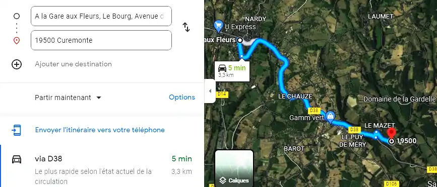 A la Gare aux Fleurs à Meyssac