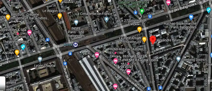 Livraison fleurs à Paris