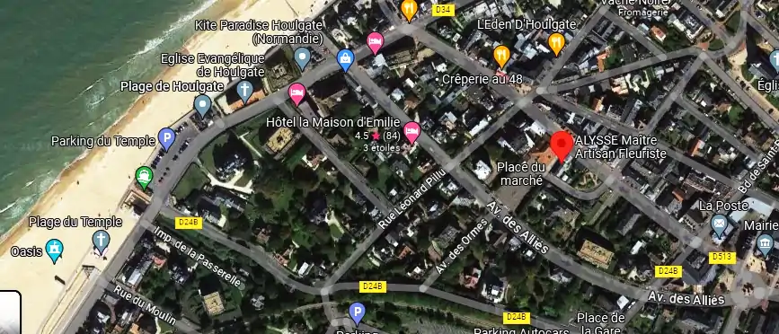 Livraison fleurs à Houlgate