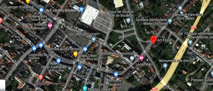 Livraison fleurs à Doullens