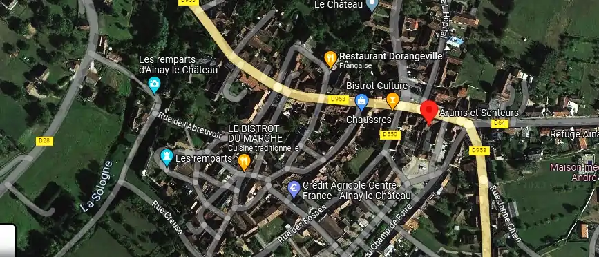 Livraison fleurs à Ainay-le-Château