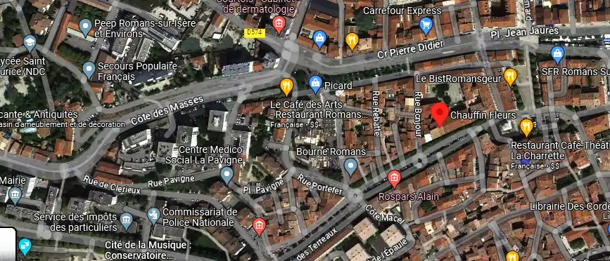Livraison fleurs à Romans-sur-Isère