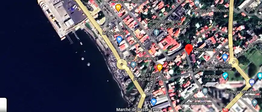 Livraison fleurs à 4 rue Campenon, Basse-Terre 97100, Guadeloupe