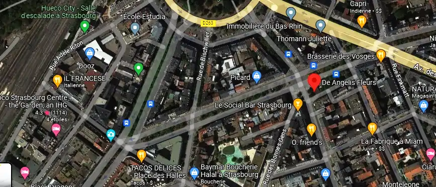 Livraison fleurs à Strasbourg