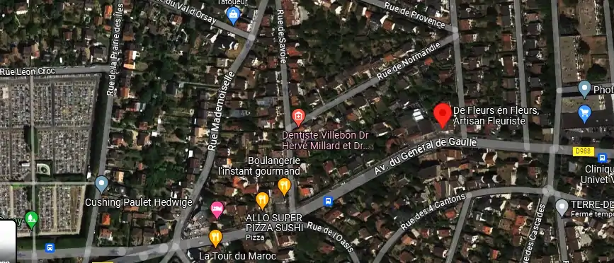 Livraison fleurs à Villebon-sur-Yvette