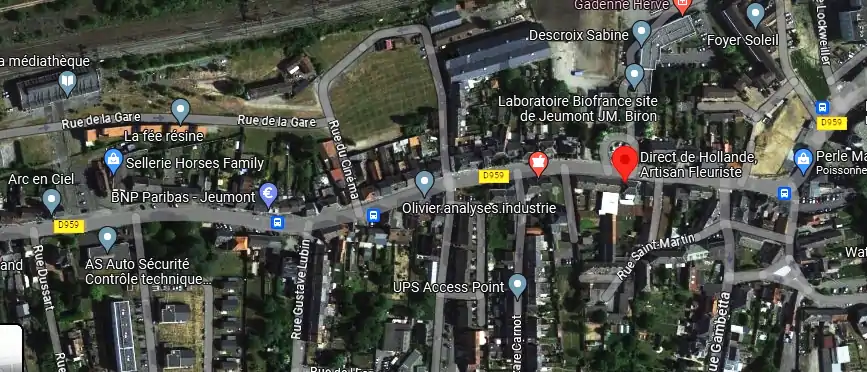 Livraison fleurs à Jeumont