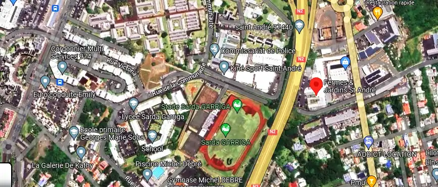Livraison fleurs à 120 Chemin Pente Sassy, St André 97440, La Réunion