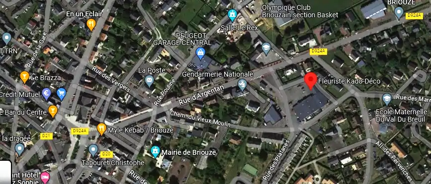 Livraison fleurs à Briouze