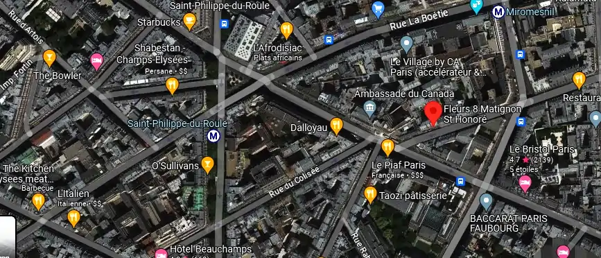 Livraison fleurs à Paris