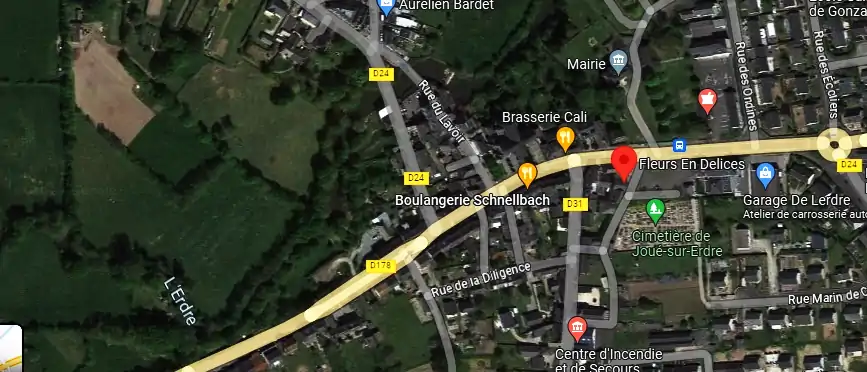 Livraison fleurs à Joué-sur-Erdre