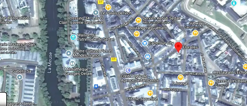 Livraison fleurs à Sedan