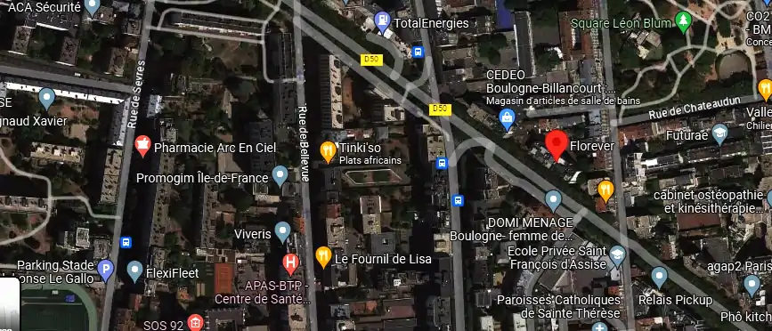 Livraison fleurs à Boulogne-Billancourt