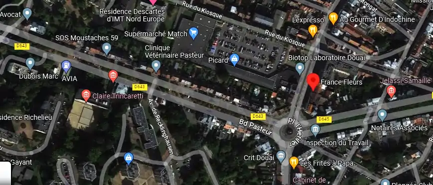 Livraison fleurs à Douai