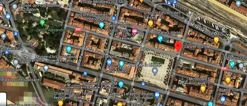 Livraison fleurs à Toulon