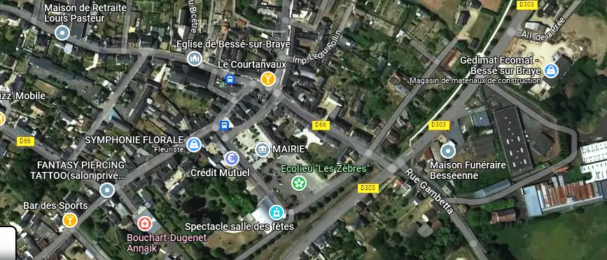 Livraison fleurs à Bessé-sur-Braye