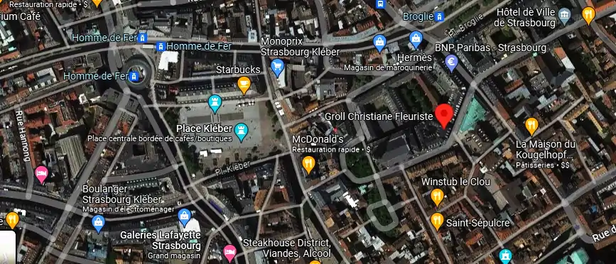 Livraison fleurs à Strasbourg