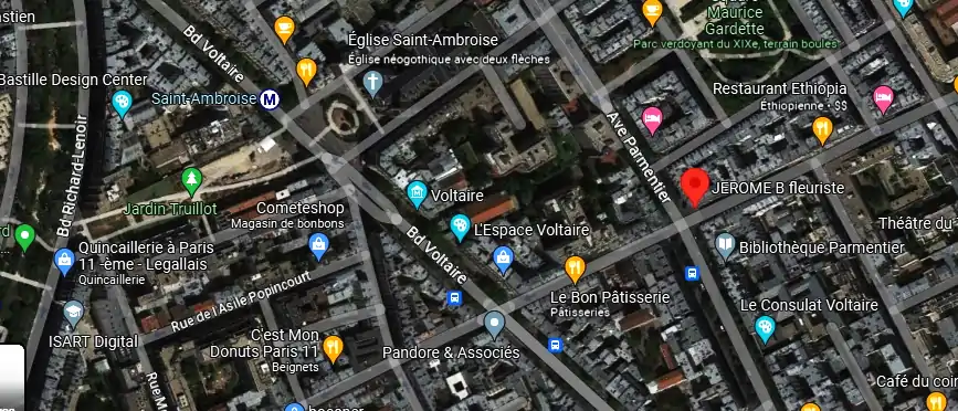 Livraison fleurs à Paris