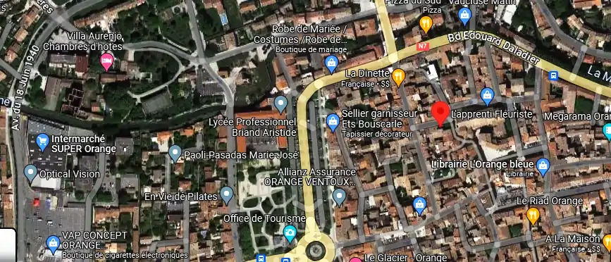 L&rsquo;apprenti Fleuriste à Orange