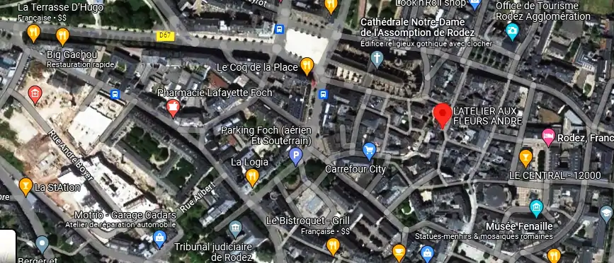 Livraison fleurs à Rodez
