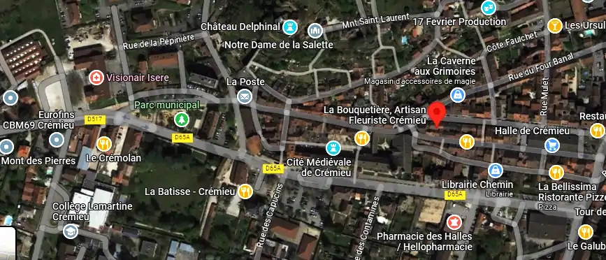 Livraison fleurs à Crémieu