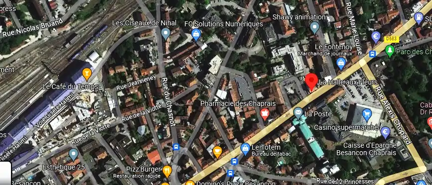 Livraison fleurs à Besançon