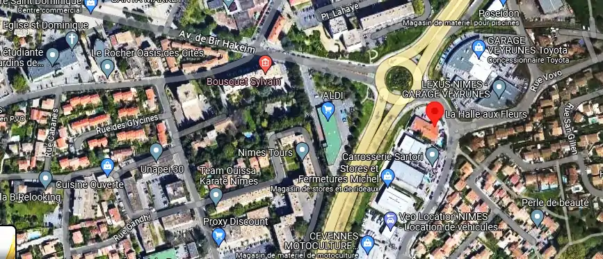 La Halle aux Fleurs à Nîmes