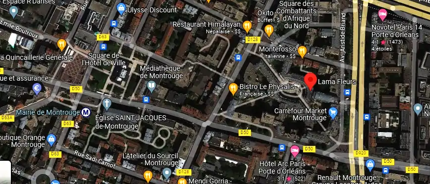 Livraison fleurs à Montrouge