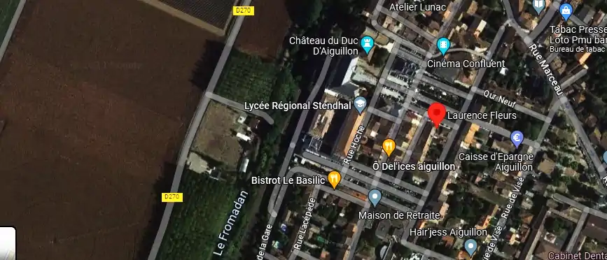 Livraison fleurs à Aiguillon
