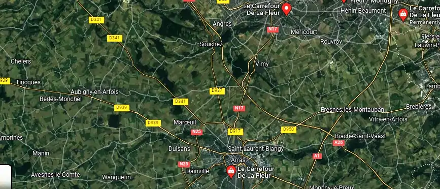 Le Carrefour De La Fleur à Courcelles-lès-Lens
