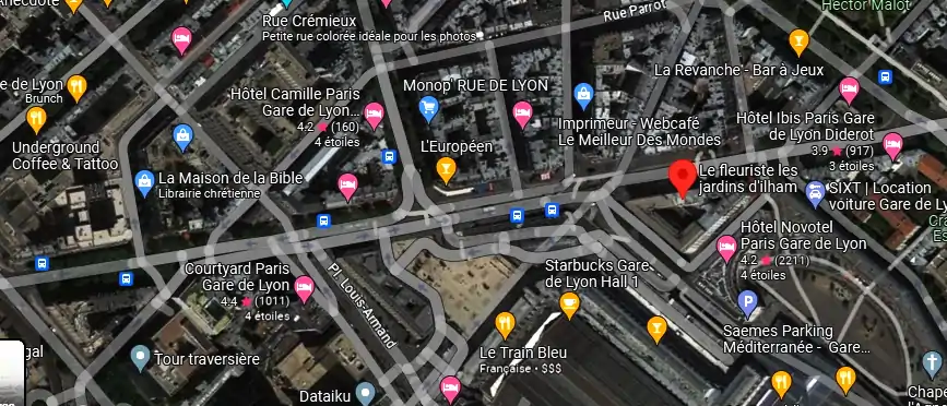 Livraison fleurs à Paris