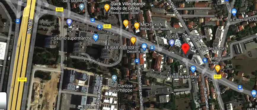 Le Jardin des Fleurs à Villeurbanne