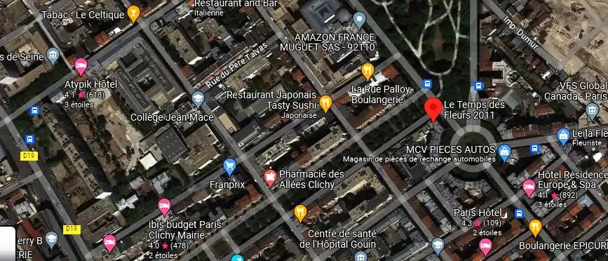 Livraison fleurs à Clichy