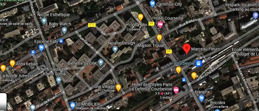 Livraison fleurs à Courbevoie