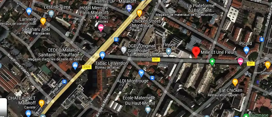 Livraison fleurs à Montrouge