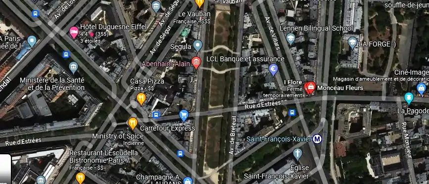 Monceau Fleurs à Paris