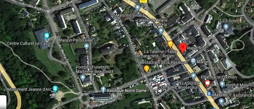 Livraison fleurs à Bonsecours