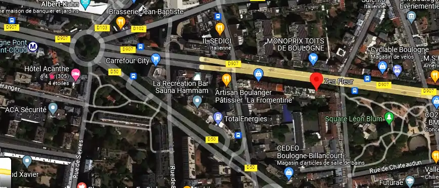 Livraison fleurs à Boulogne-Billancourt