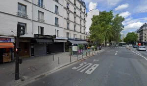 Choc fleurs. à Paris